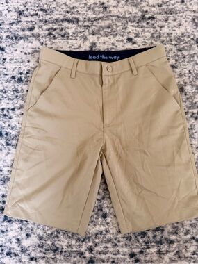 Two pair of French Toast Tan Boys Flat-Front Shorts